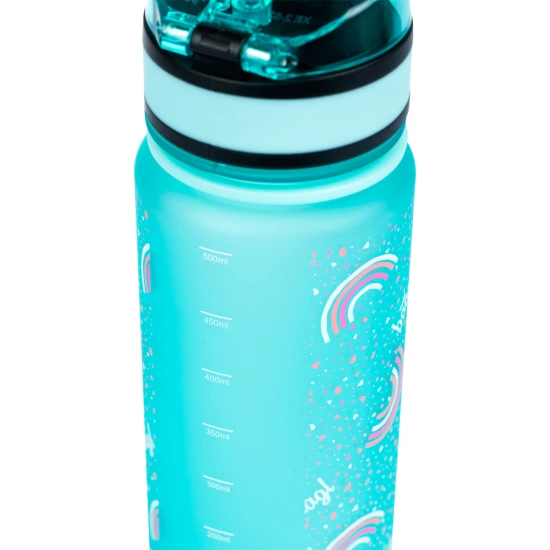 Baagl Tritanová láhev na pití Duha 500 ml Tritanová láhev pro děti s motivem Duha značky BAAGL