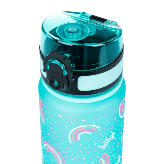 Baagl Tritanová láhev na pití Duha 500 ml Tritanová láhev pro děti s motivem Duha značky BAAGL