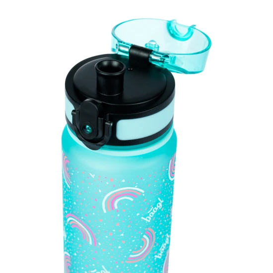 Baagl Tritanová láhev na pití Duha 500 ml Tritanová láhev pro děti s motivem Duha značky BAAGL