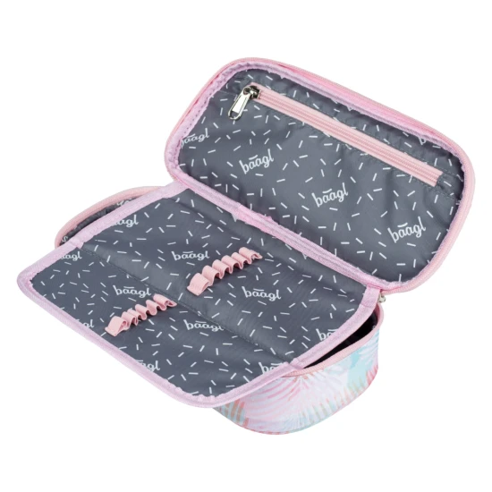 Penál etui Sunset s moderním designem a praktickými funkcemi, ideální pro uspořádání školních potřeb.