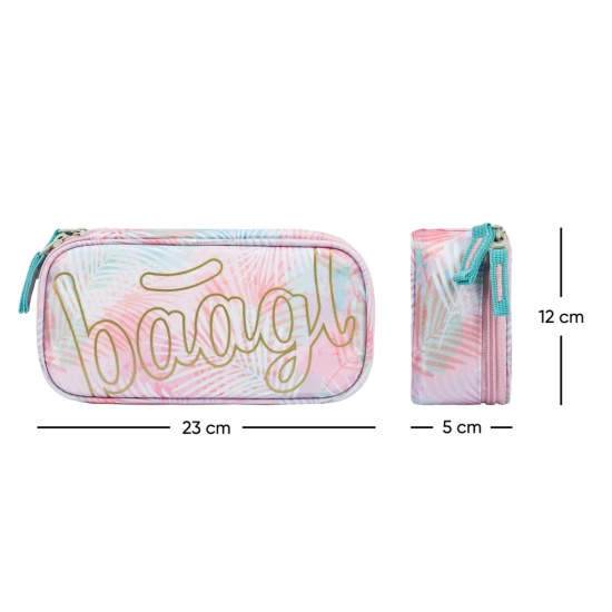 Penál etui Sunset s moderním designem a praktickými funkcemi, ideální pro uspořádání školních potřeb.