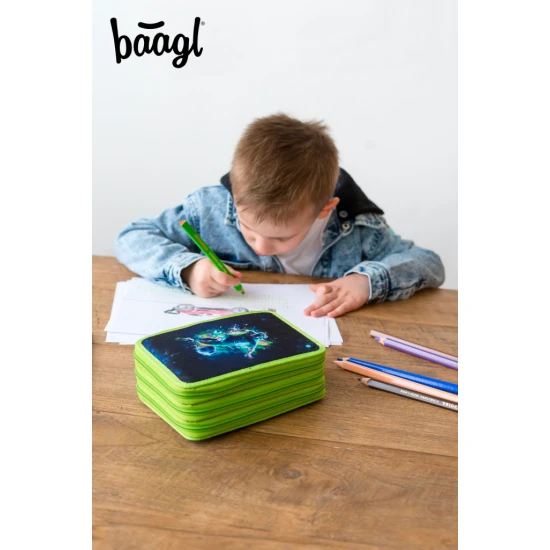 Penál třípatrový Fotbal Hráč