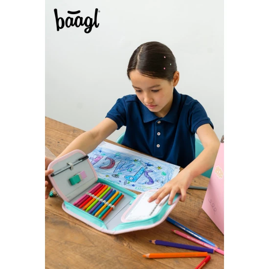 Penál jednopatrový Duhový koník