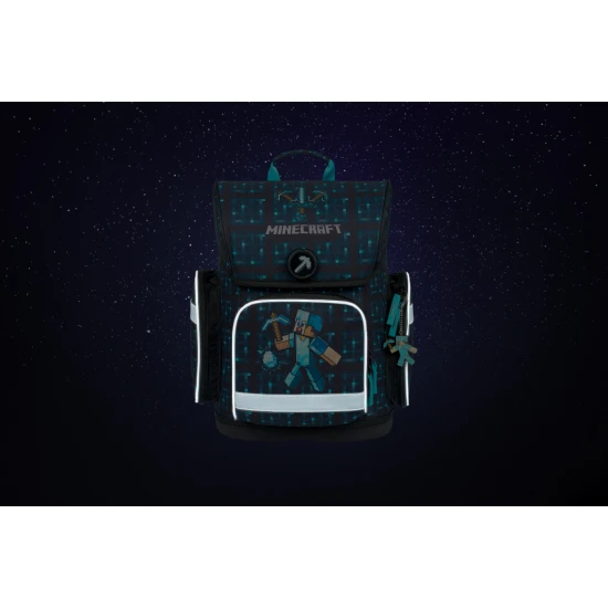 Školní taška Ergo Minecraft Blue Axe