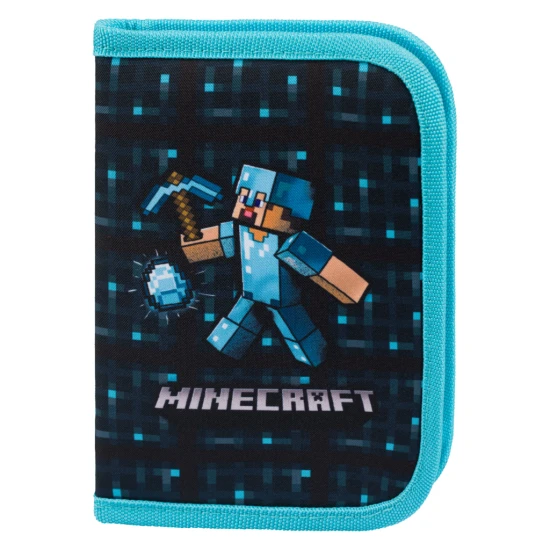 Penál jednopatrový Minecraft Blue Axe