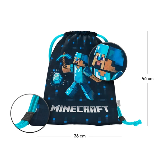 Sportovní vak Minecraft Blue Axe