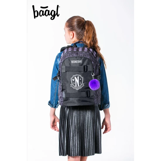 Školní batoh Skate Wednesday Nevermore