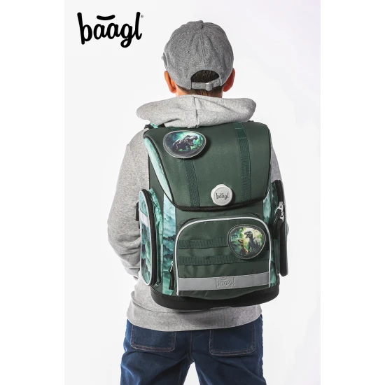 Baagl Ergo Dino – nastavitelná školní taška pro prvňáky