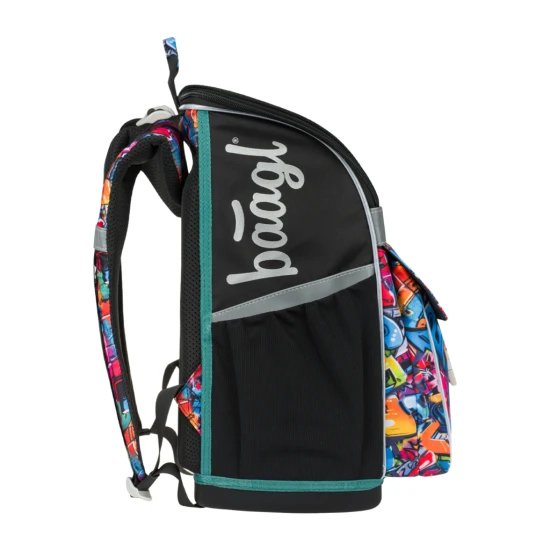 Školní batoh Zippy Skatepark – ergonomická batoh s originálním designem, výklopným otevíráním a reflexními prvky