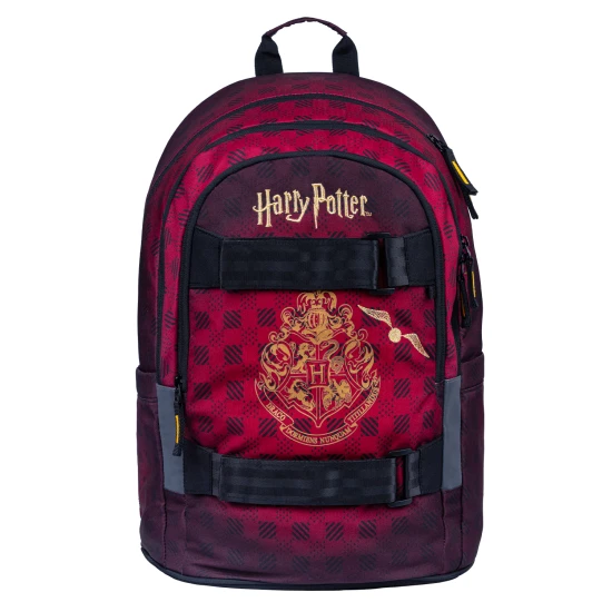 Školní batoh Skate Harry Potter Bradavice vínový