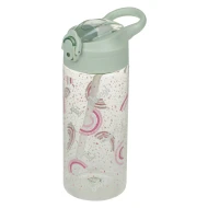 Tritanová láhev s brčkem Duha 500 ml