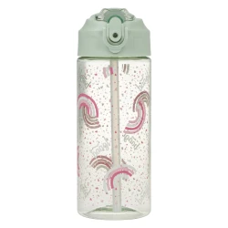 Tritanová láhev s brčkem Duha 500 ml