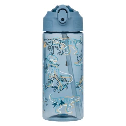 Tritanová láhev s brčkem Dino 500 ml