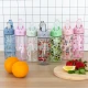 Tritanová láhev s brčkem Dino 500 ml