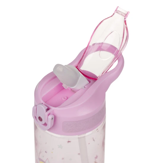 Tritanová láhev s brčkem Rainbow Unicorn 500 ml