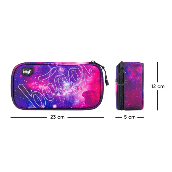 Penál Skate Galaxy s moderním designem a praktickými funkcemi, ideální pro uspořádání školních potřeb.