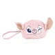 Plyšová kabelka do ruky růžová Stitch