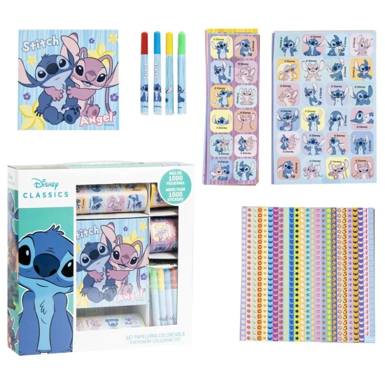 Kreativní sada s nálepkami Stitch – pro malé umělce