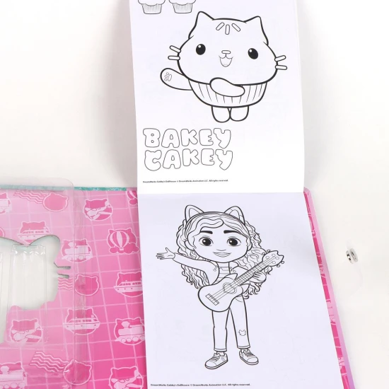 Kreativní kniha Gabby's Dollhouse – omalovánky a tvořivá zábava pro děti