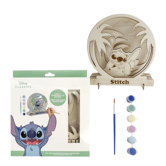 Kreativní sada pro tvoření dřevěné scenérie Stitch