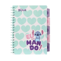Zápisník spirálový B5 se záložkami Stitch Pastel Zápisník spirálový B5 se záložkami Stitch Pastel