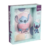 Zápisník B6 s 3D postavičkou True Love Stitch Pastel
