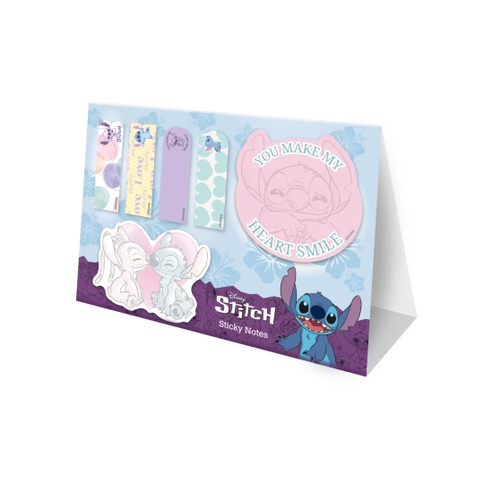 Samolepicí záložky s 3D postavičkou Stitch z Disney, 6 různých designů pro označování stran