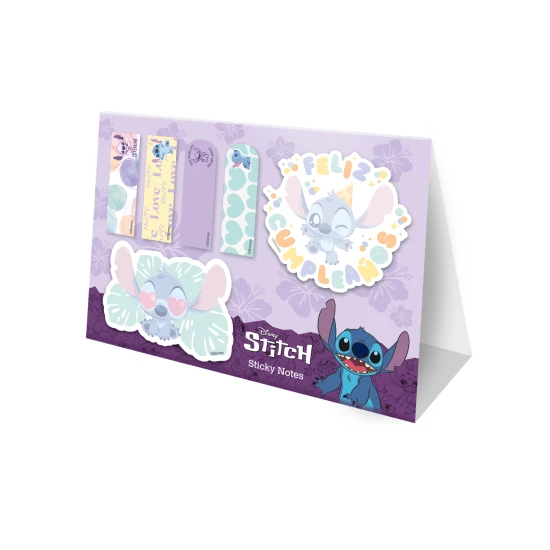 Samolepicí záložky s 3D postavičkou Stitch z Disney, 6 různých designů pro označování stran