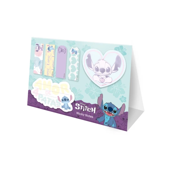 Samolepicí záložky s 3D postavičkou Stitch z Disney, 6 různých designů pro označování stran