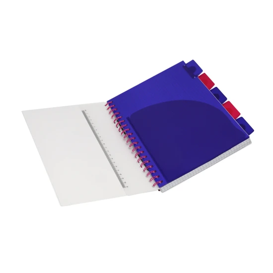 Poznámkový blok B5 Stitch Black s barevnými záložkami a veselým motivem Disney postavičky Stitch