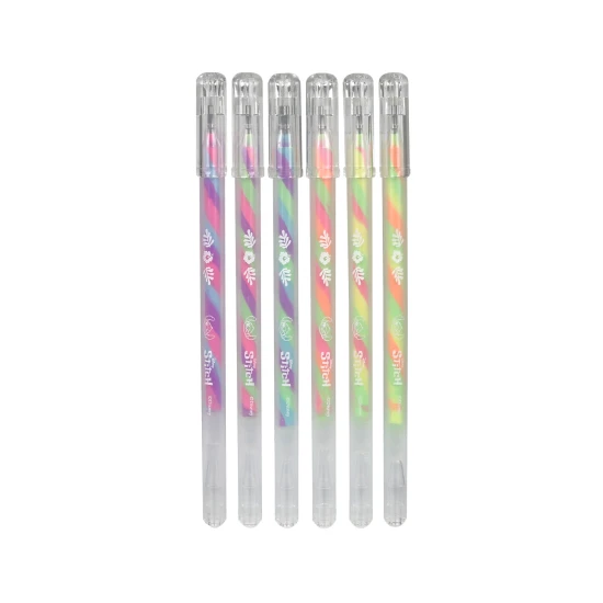 Gelová pera Stitch Pastel - sada 6 ks v jemných barvách s motivem Disney postavičky Stitch.