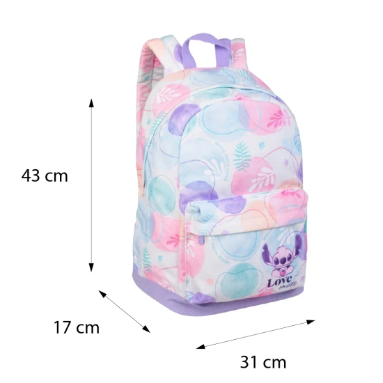 Dětský batoh CoolPack Stitch Pastel 43 cm – školní batoh s motivem Stitch v pastelových barvách