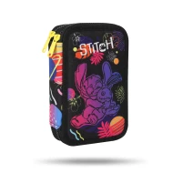 Penál Jumper dvoupatrový Stitch Black