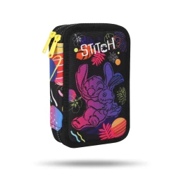Penál Jumper dvoupatrový Stitch Black Penál Jumper dvoupatrový Stitch Black