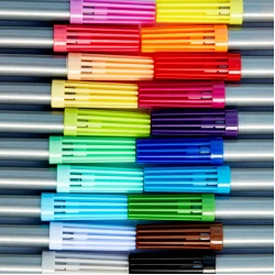 Oboustranné fixy s dvojitým hrotem vypratelné 20 ks