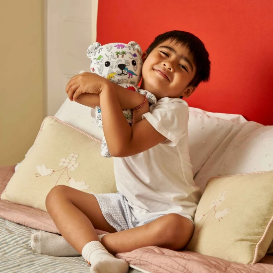 Kreativní Medvídek Artie Dino k vybarvení s omyvatelnými fixy