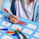 Ubrus k vybarvení s vlajkami světa – Zábava a učení v jednom!