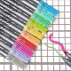Oboustranné fixy s dvojitým hrotem vypratelné 10 ks Pastel