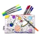 Penál Space Explorer k vybarvování s fixy eatsleepdoodle