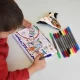 Penál Space Explorer k vybarvování s fixy eatsleepdoodle