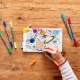 Penál Space Explorer k vybarvování s fixy eatsleepdoodle
