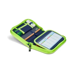 Penál Ergobag Fluo race 20-dílný set