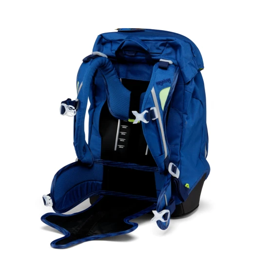 Školní batoh Ergobag Fluo race pro děti, rostoucí batoh s ekologickými materiály a vylepšeným ergonomickým designem pro maximální komfort a bezpečnost. 