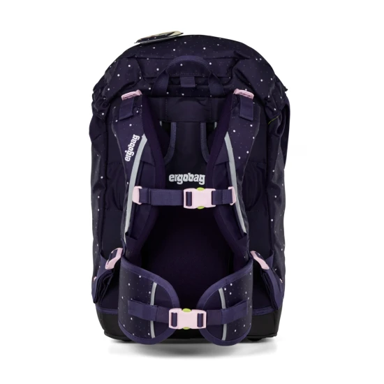 Školní batoh Ergobag Prime Heaven reflexní pro děti, rostoucí batoh s ekologickými materiály a ergonomickým designem pro maximální komfort a bezpečnost.