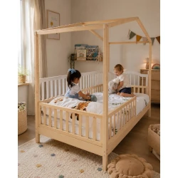 Evi Montessori Proměnitelná postel 4 v 1 200 x 90 cm Evi Montessori Proměnitelná postel 4 v 1 200 x 90 cm