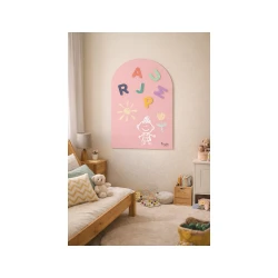 MagneKids Magnetická nástěnná tabule Oblouk Starorůžová 95 x 60 cm