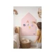 MagneKids Magnetická nástěnná tabule Domeček Starorůžová 70 x 44 cm MagneKids Magnetická nástěnná tabule Domeček Starorůžová 70 x 44 cm – Family Nation FN-MONT-MKIDS-H70-DPIN