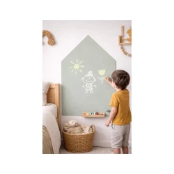 MagneKids Magnetická nástěnná tabule Domeček Šalvějově zelená 70 x 44 cm