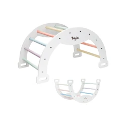 Montessori Houpací oblouk Rainbow Cotton Candy