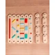 Montessori Smyslová balanční dráha ze dřeva 14 dílů – Family Nation FN-MONT-BAL-1